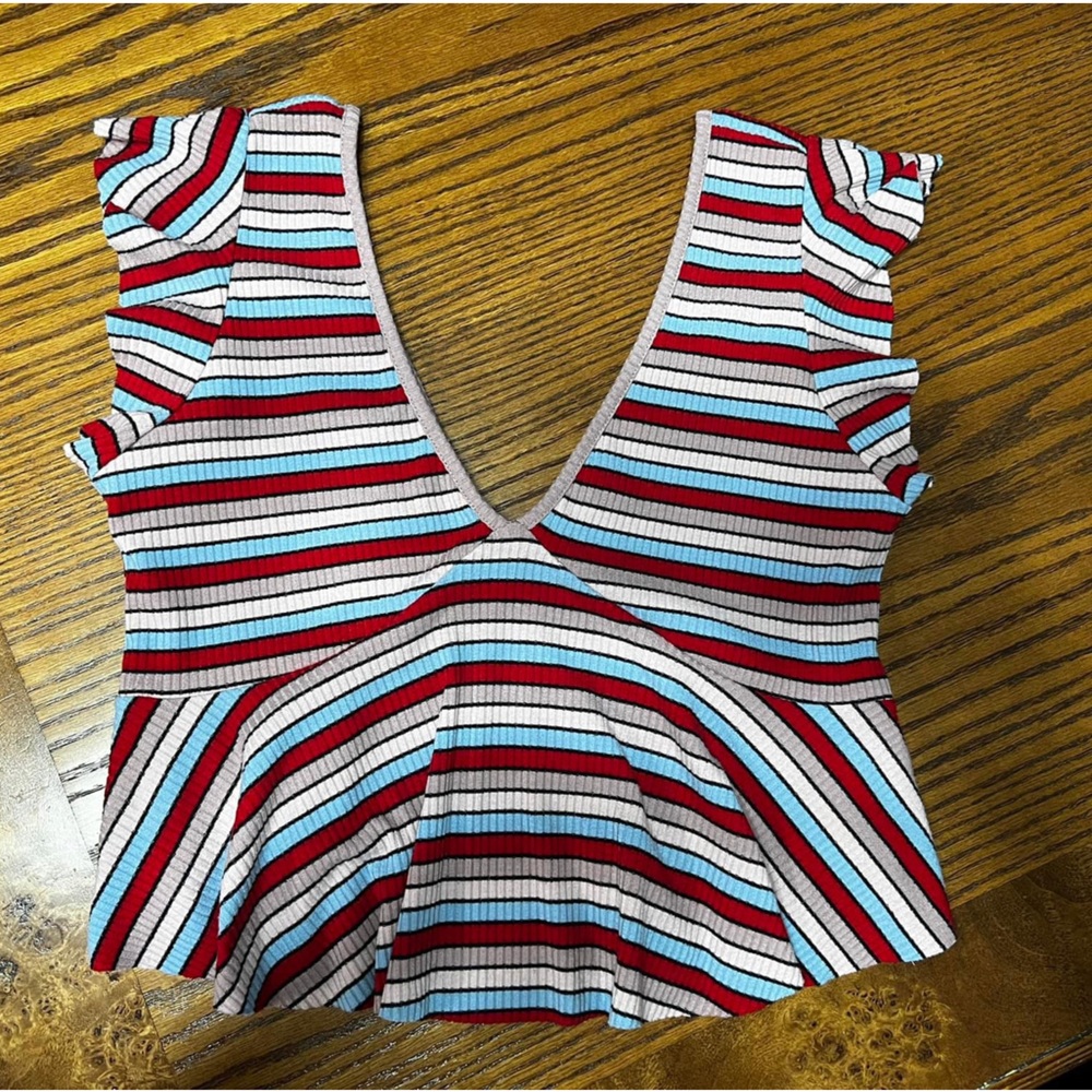 Wild fable ruffle top